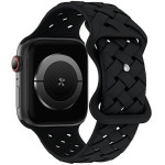 Beline pasek Apple Watch Silicone Woven42/44/45/49mm czarny /black box