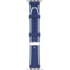 Beline pasek Apple Watch Solid Silicone38/40/41mm granatowo-bialy navy/white
