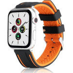 Beline pasek Apple Watch Solid Silicone42/44/45/49mm pomaranczowo-czarny orange/black