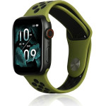 Beline pasek Apple Watch Sport Silicone38/40/41mm zielono-czarny green/black