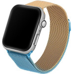 Beline pasek Apple Watch Steel38/40/41mm niebiesko-zloty blue/gold