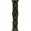 Beline pasek Apple Watch Textile38/40/41mm czarno-limonkowy black/lime