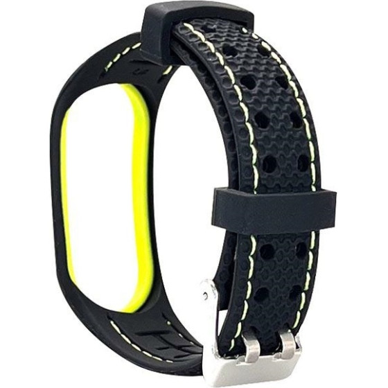 Beline pasek Mi Band 3/4 Sportczarno-limonkowy black/lime