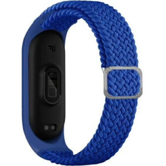 Beline pasek Mi Band 3/4 Textileniebieski/sky blue