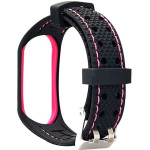Beline pasek Mi Band 3/4 Sportczarno-rozowy black/pink