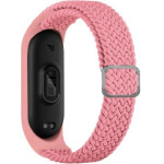 Beline pasek Mi Band 3/4 Textilerozowy/pink