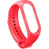 Beline pasek Mi Band 3/4czerwony/red