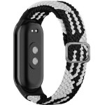 Beline pasek Mi Band 9/8 Textileczarno/bialy black/white