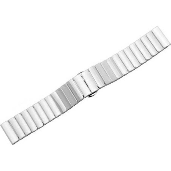 Beline pasek Watch 20mm Solidbialy/white
