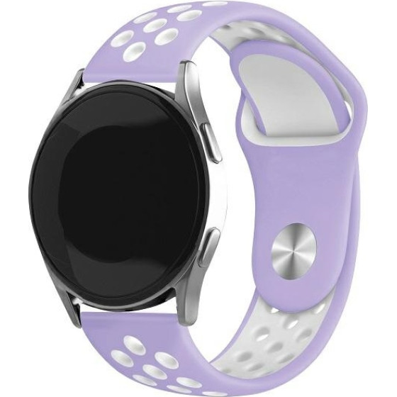 Beline pasek Watch 20mm Sport Siliconefioletowo-bialy purple/white box
