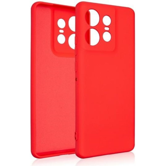 Beline Silicone Case Motorola Edge 50Pro red/red