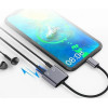 Beline Splitter Adapter USB-C to USB-C/Jack 3.5mm 60W black/black DAC - (BLNAA01)