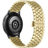 Beline Watch strap 20mm Metal Honeycomb Gold/gold box