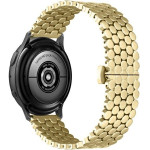 Beline Watch strap 20mm Metal Honeycomb Gold/gold box