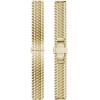Beline Watch strap 20mm Metal Honeycomb Gold/gold box