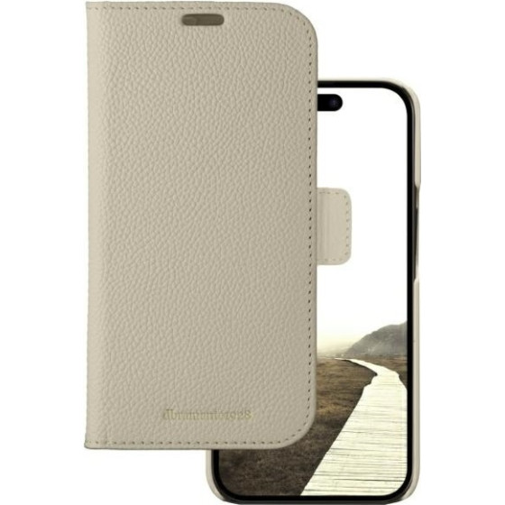 dbramante1928 Etui dbramante 1928 New York 2w1 Wallet do iPhone 15 bezowy/sand dune - (600193)