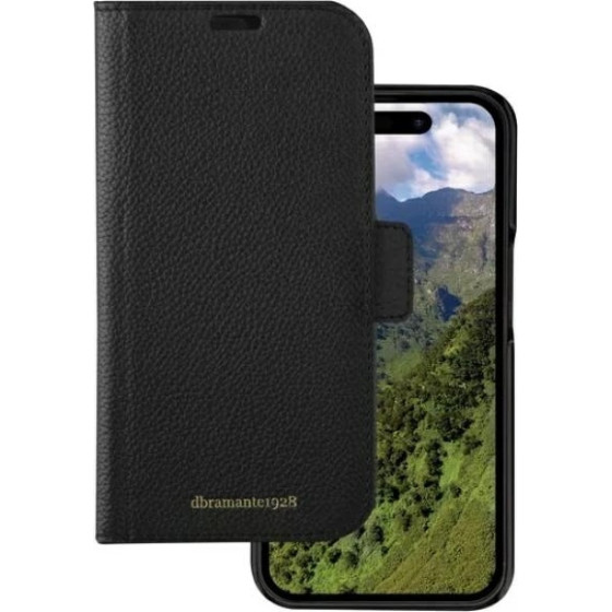 dbramante1928 Etui dbramante 1928 New York 2w1 Wallet do iPhone 15 czarny/black - (600191)