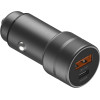 ENERGEA car charger 1xUSB+1xUSB-C PD-QC3.0 38W gunmetal Alu Drive PD20+ - (CAR-AD-D20)