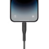 ENERGEA kabel Flow USB-C - LightningC94 MFI 1.5m black 60W 3A PD Fast Charge - (CBL-FLCL-BLK150M)