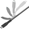 ENERGEA kabel Flow USB-C - USB-C1.5m black 240W 5A PD Fast Charge - (CBL-FLCC-BLK150M)