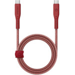 ENERGEA kabel Flow USB-C - USB-C1.5m red 240W 5A PD Fast Charge - (CBL-FLCC-RED150M)