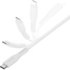 ENERGEA kabel Flow USB-C - USB-C1.5m white 240W 5A PD Fast Charge - (CBL-FLCC-WHT150M)