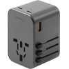 ENERGEA lad. siec. 1xUSB+2xUSB-CPD-PPS-QC 3.0 65W 1A2C adapter 4w1 US/AU/EU/UK gunmetal Travel - (TWA-GAN65-GUN)
