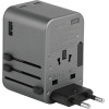 ENERGEA lad. siec. 1xUSB+2xUSB-CPD-PPS-QC 3.0 65W 1A2C adapter 4w1 US/AU/EU/UK gunmetal Travel - (TWA-GAN65-GUN)