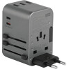 ENERGEA lad. siec. 3xUSB+2xUSB-CPD-PPS-QC 3.0 35.5W 3A2C adapter 4w1 US/AU/EU/UK gunmetal Trav - (TWA35-GUN)