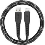 ENERGEA Nyloflex USB - Lightning Cable Charge and Sync C89 MFI 1.5m black - (CBL-NF-BLK150)