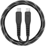ENERGEA Nyloflex USB-C - Lightning Cable C94 MFI 1.5m black - (CBL-NFCL-BLK150)