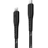 ENERGEA Nyloflex USB-C - Lightning Cable C94 MFI 1.5m black - (CBL-NFCL-BLK150)