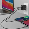 ENERGEA Wall Charger 1xUSB+2xUSB-CPD-PPS-QC 3.0 66W 2C1A black US+EU Travelite GAN66 - (CHR-TL-GAN66EU)