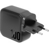 ENERGEA Wall Charger 1xUSB+3xUSB-CPD-PPS-QC 3.0 100W 3C1A black US+EU Travelite GAN100 - (CHR-TL-GAN100EU)