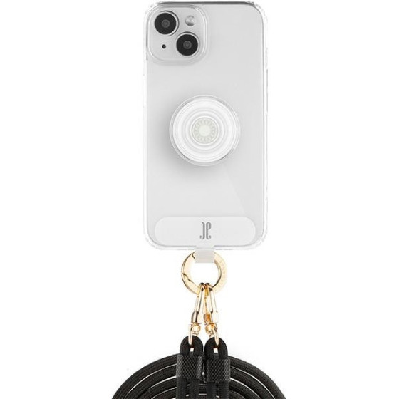 Just Elegance JE 3in1 PopGrip Case iPhone 15 6.1'' clear () - (30524)