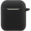 Mini Morris Mini AirPods coverczarny/black hard case Silicone Collection - (MIACA2SLTBK)