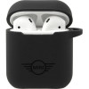 Mini Morris Mini AirPods coverczarny/black hard case Silicone Collection - (MIACA2SLTBK)