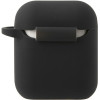 Mini Morris Mini AirPods coverczarny/black hard case Silicone Collection - (MIACA2SLTBK)