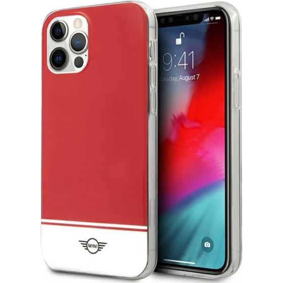 Mini Morris Mini iPhone 12 Pro Max6,7'' czerwony/red hard case Stripe Collection - (MIHCP12LPCUBIRE)