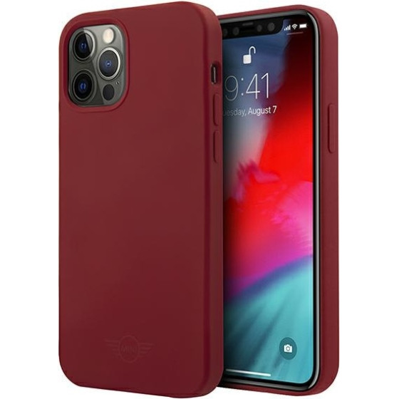 Mini Morris Mini iPhone 12 Pro Max6,7'' czerwony/red hard case Silicone Tone On Tone - (MIHCP12LSLTRE)