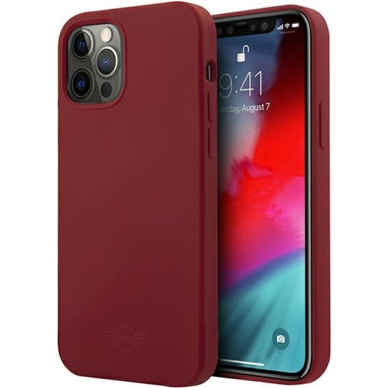 Mini Morris Mini iPhone 12/12 Pro 6,1''czerwony/red hard case Silicone Tone On Tone - (MIHCP12MSLTRE)