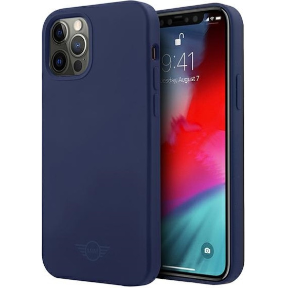 Mini Morris Mini iPhone 12/12 Pro 6,1''granatowy/navy hard case Silicone Tone On Tone - (MIHCP12MSLTNA)