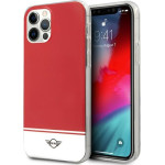 Mini Morris Mini iPhone 12/12 Pro6,1'' czerwony/red hard case Stripe Collection - (MIHCP12MPCUBIRE)