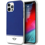 Mini Morris Mini iPhone 12/12 Pro6,1'' granatowy/navy hard case Stripe Collection - (MIHCP12MPCUBINA)
