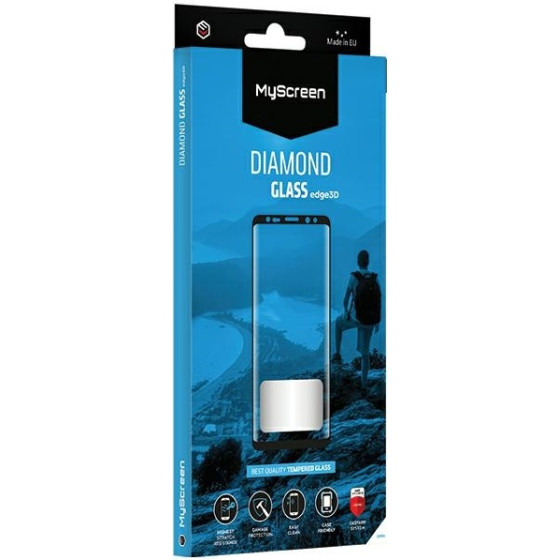 MyScreen Protector MS Diamond Glass Edge 3D Sam S908 S22Ultra czarny/blackTempered Glass - (MD6242TG 3D BLACK)