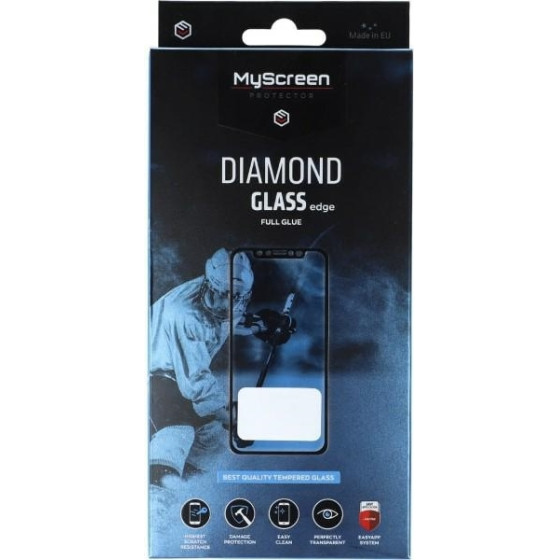 MyScreen Protector MS Diamond Glass Edge FG Sam A34 A346czarny/black Full Glue - (MD6251TG DEFG BLACK)
