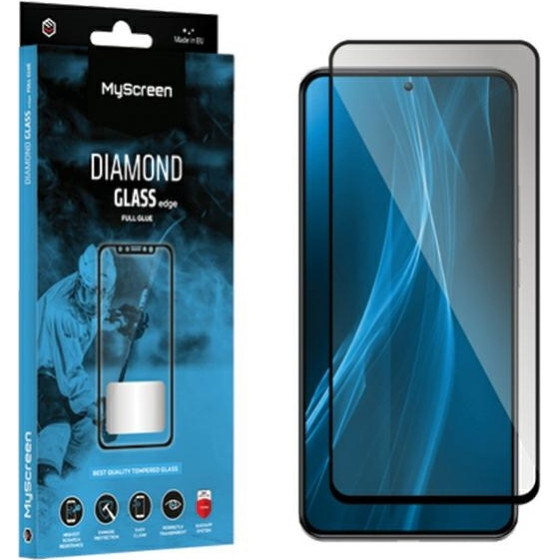 MyScreen Protector MS Diamond Glass Edge FG Xiaomi Poco X6/X6 Pro czarny/black Full Glue - (MD8155TG DEFG BLACK)