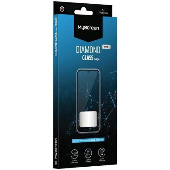 MyScreen Protector MS Diamond Glass Edge Lite FG TCL 505czarny/black Full Glue - (MD8164 DGLFG)