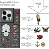 Pinit Przypinki Tattoo Pin do CaseWzor 2 - (PIPIN06-TATT-0002)