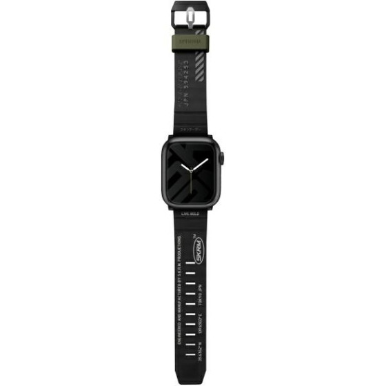 Skinarma Band Shokku Apple Watch 45/44/42mm black - (SK-SHOKKU-BLK45)